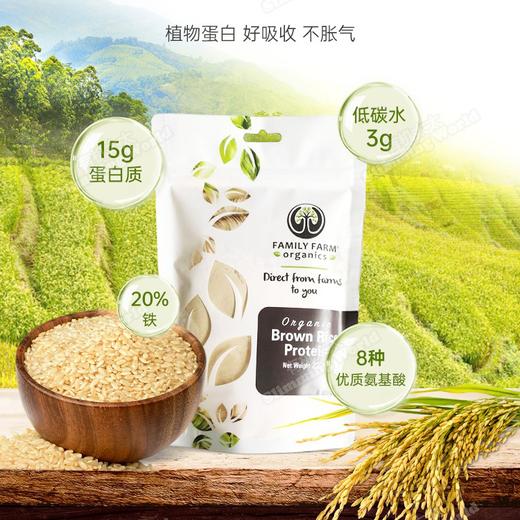 Family Farm糙米蛋白粉值物蛋白营养即冲 商品图0
