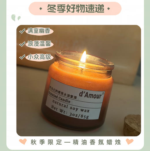 治愈罐精油香薰蜡烛｜小众高级 商品图3