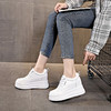 休闲百搭，小个子内女鞋新款厚底10cm松糕跟坡跟小白女鞋AM-3351 商品缩略图3