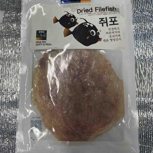 爱奥家橡皮鱼马面鱼片3条올가푸드Dried filefish쥐포 商品图1