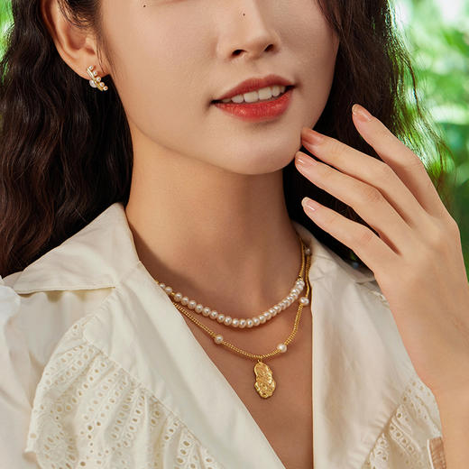 Manreya玛芮雅“晨曦”淡水珍珠双层项链 商品图4