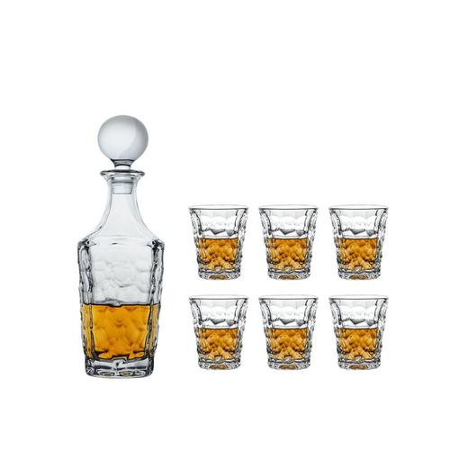 捷克波西米亚水立方酒具1壶6杯 商品图0