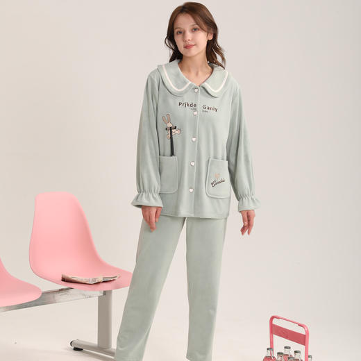 【169元1套】女士海岛绒开衫套装-6234205 商品图1