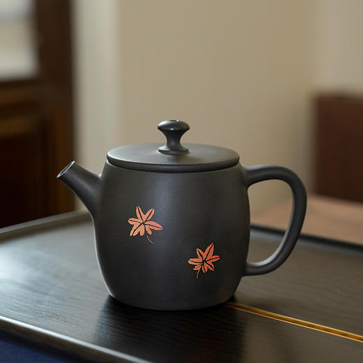 建水紫陶闲室壶 手工泡茶壶家用功夫茶具单壶 商品图5