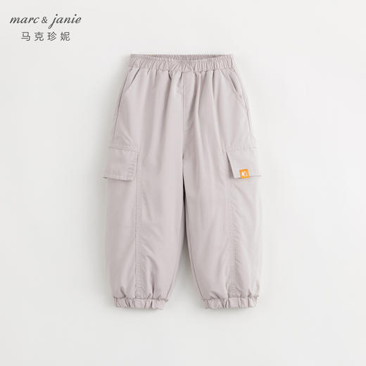 【加绒】马克珍妮冬装新款 男童城市户外保暖束脚裤工装裤232007 商品图1