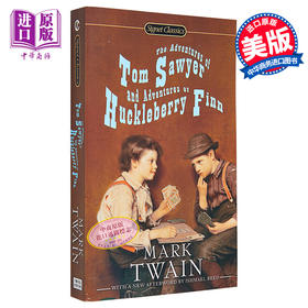 【中商原版】汤姆索亚历险记&哈克贝利·费恩历险记 英文原版 The Adventures of Tom Sawyer & Adventures of Huckleberry Finn 马克·吐温