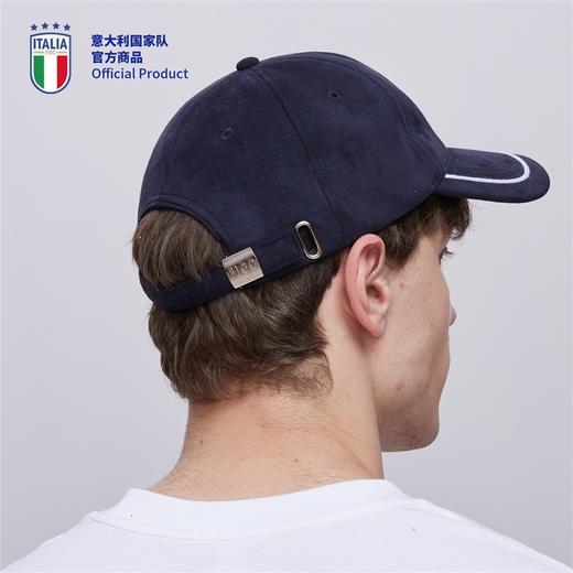 意大利国家队官方商品 | 深蓝人造麂皮绒球迷棒球帽酷潮 商品图4