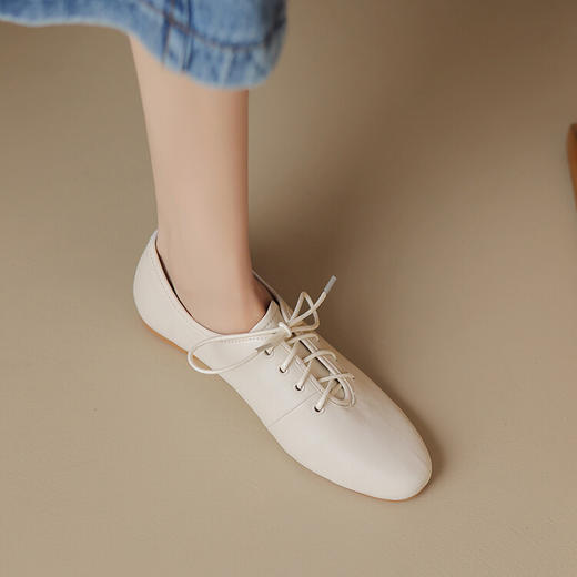 舒适百搭，平底牛津鞋柔软奶奶鞋小白鞋HB-Z303 商品图4