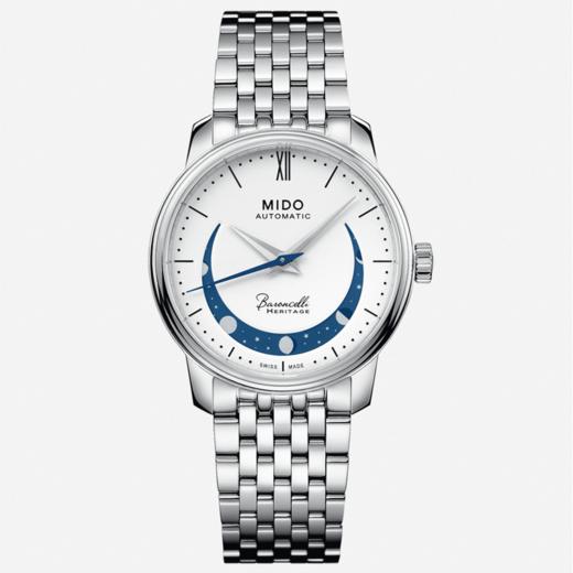 美度 MIDO 贝伦赛丽典藏系列微笑款月相腕表 M027.207.11.010.01 商品图0