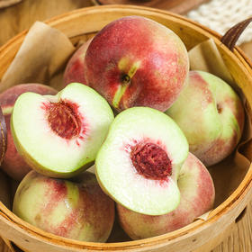 9.8下架 72小时发货【浓郁蜜味】山东小龙弯蜜桃 绿皮红心 3斤/4.5斤