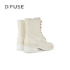 Dfuse迪芙斯冬季新款牛皮圆头经典绑带马丁靴短靴DF34116209 商品缩略图3
