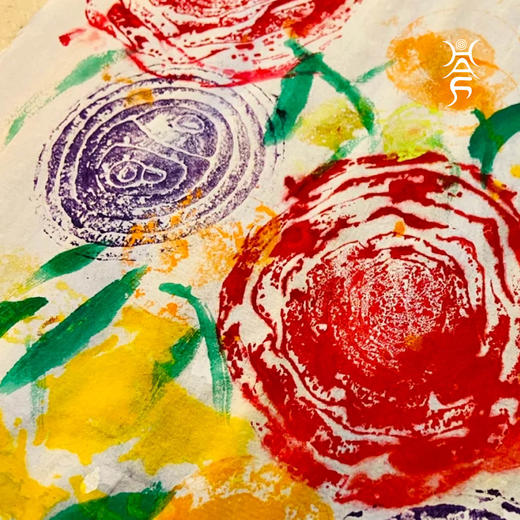 [F4]自然食物拓印—你给食物的第二次生命 Food Art —Print with Foods （双语EN）- 音昱正念饮食团队（含1位成人+1位儿童 Incl 1 Adult + 1 Child） 商品图0