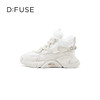 DFuse迪芙斯2022冬季新款牛皮厚底增高老爹鞋运动鞋女DF24118540 商品缩略图1