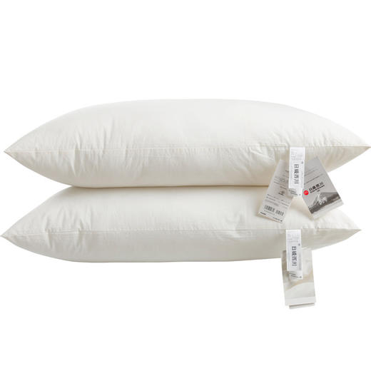 【日織西川，连设计师都会爱上的枕头】出口日本日織西川安缦民宿白鹅绒枕头全棉枕芯软蓬松酒店护颈椎枕 商品图4