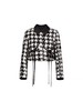 千鸟格亮片双面叠色短外套 商品缩略图1