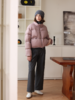 HeyDress小立领羽绒服女冬季宽松加厚保暖白鸭绒小个子短款面包服 商品缩略图0