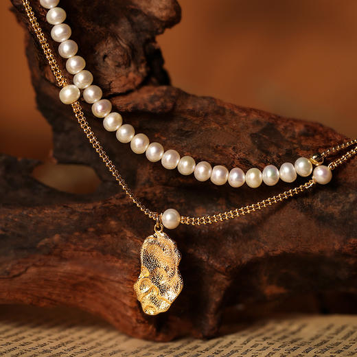 Manreya玛芮雅“晨曦”淡水珍珠双层项链 商品图1