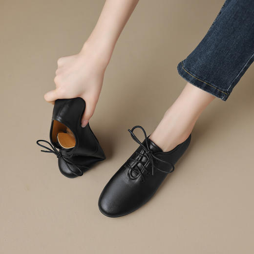 舒适百搭，平底牛津鞋柔软奶奶鞋小白鞋HB-Z303 商品图1