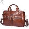牛船长皮具公文包男单肩斜跨手提包头层牛皮大容量复古商务电脑包 商品缩略图0
