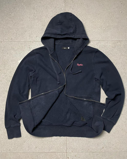 正品Rapha Logo Hoodie 休闲拉链连帽衫 有机棉保暖 原包装齐全 商品图6