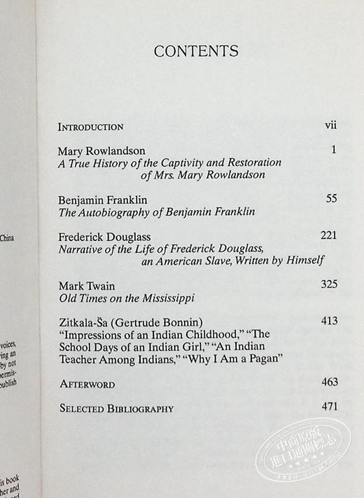 【中商原版】经典美国自传 英文原版 Classic American Autobiographies 商品图4