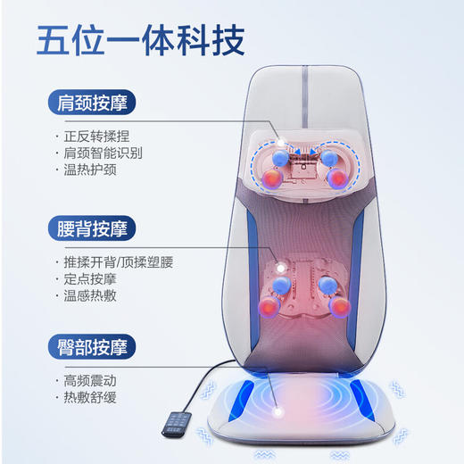 海尔（haier）颈椎按摩器肩颈腰背臀部按摩仪全身按摩躺垫揉捏多功能家用按摩靠垫中秋节生日礼物送父母男女友 送老公老婆爸爸妈妈长辈男女士朋友HQY-D211H 商品图2