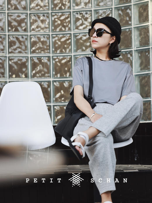 PETIT SCHAN小闪 CLO#243 release pants 放风 肌理感面料锥形运动休闲裤萝卜裤 商品图1