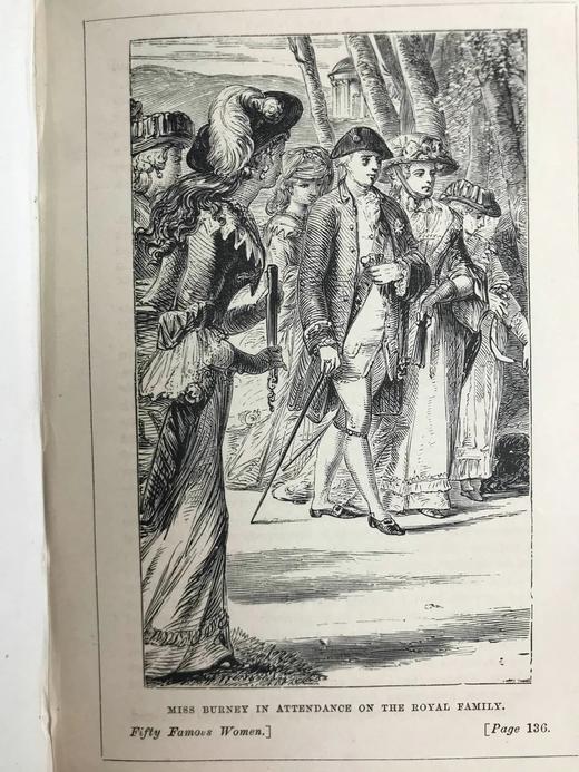 约19世纪后期 五十位著名女性 配多幅木版画插图 漆布精装36开 商品图11