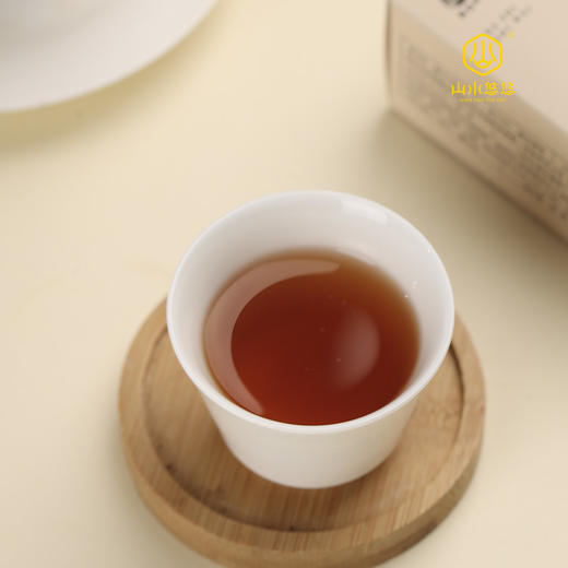 山水悠悠 大师之味茯茶 黑茶袋泡茶叶礼盒装64g*4条 商品图4