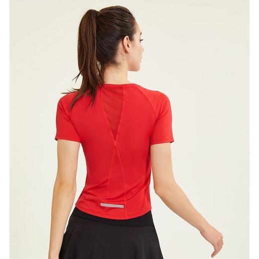 范斯蒂克后背网纱速干运动短袖 商品图7