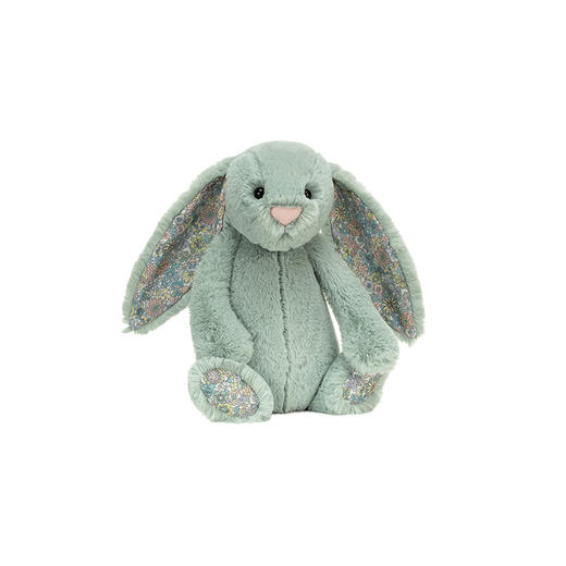 Jellycat 花耳朵系列 邦尼兔 青色 18cm 商品图0