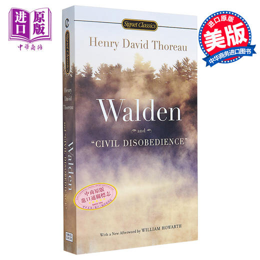 【中商原版】瓦尔登湖 英文原版 Signet Classics: Walden and Civil Disobedience (150th Anniversary) 商品图0