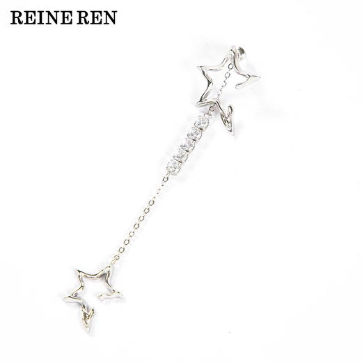 不对称立体星星多戴法耳饰 商品图4