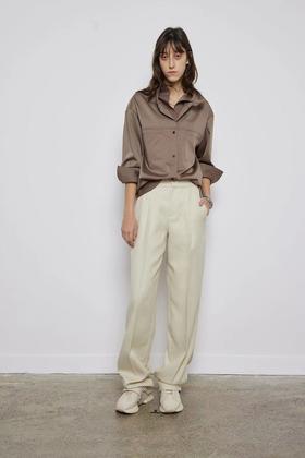 直筒廓形简约长裤