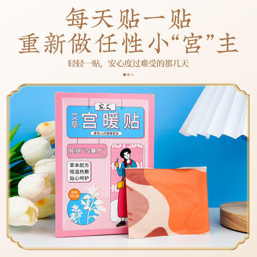 【宛艾】艾草宫暖贴 自发热宫寒调理贴 商品图3