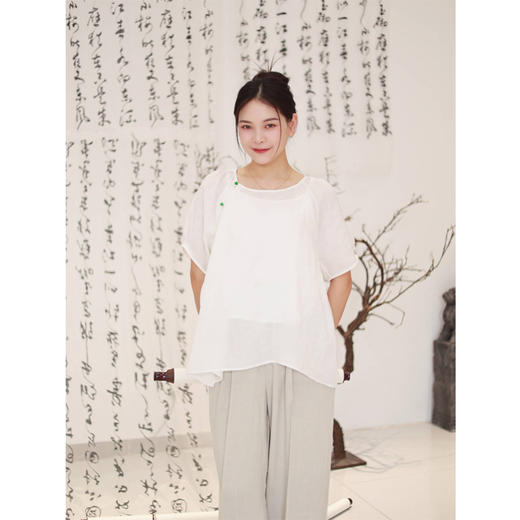 【抖音专属】小衫（23710337山矾） 商品图0