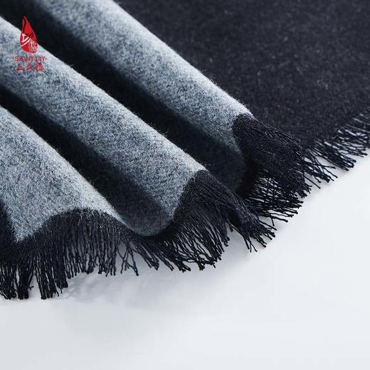 SAINTJOY/上久楷 拉绒围巾  真丝拉绒长巾  冬听雪 CJS23028 商品图6