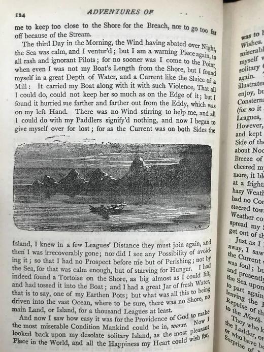 1899年 鲁宾逊漂流记 约20幅插图 漆布精装32开 商品图12