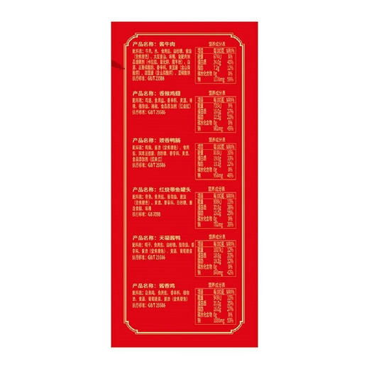 天福号 酱肉熟食礼盒 中华老字号酱肘子酱牛肉组合礼盒企业定制 天福同享1900g/盒 商品图3