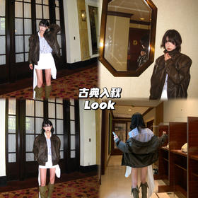 23AW｜CCD左滑入秋，皮衣搭短裙噂嘟很米✦ʚ^◡^ɞ