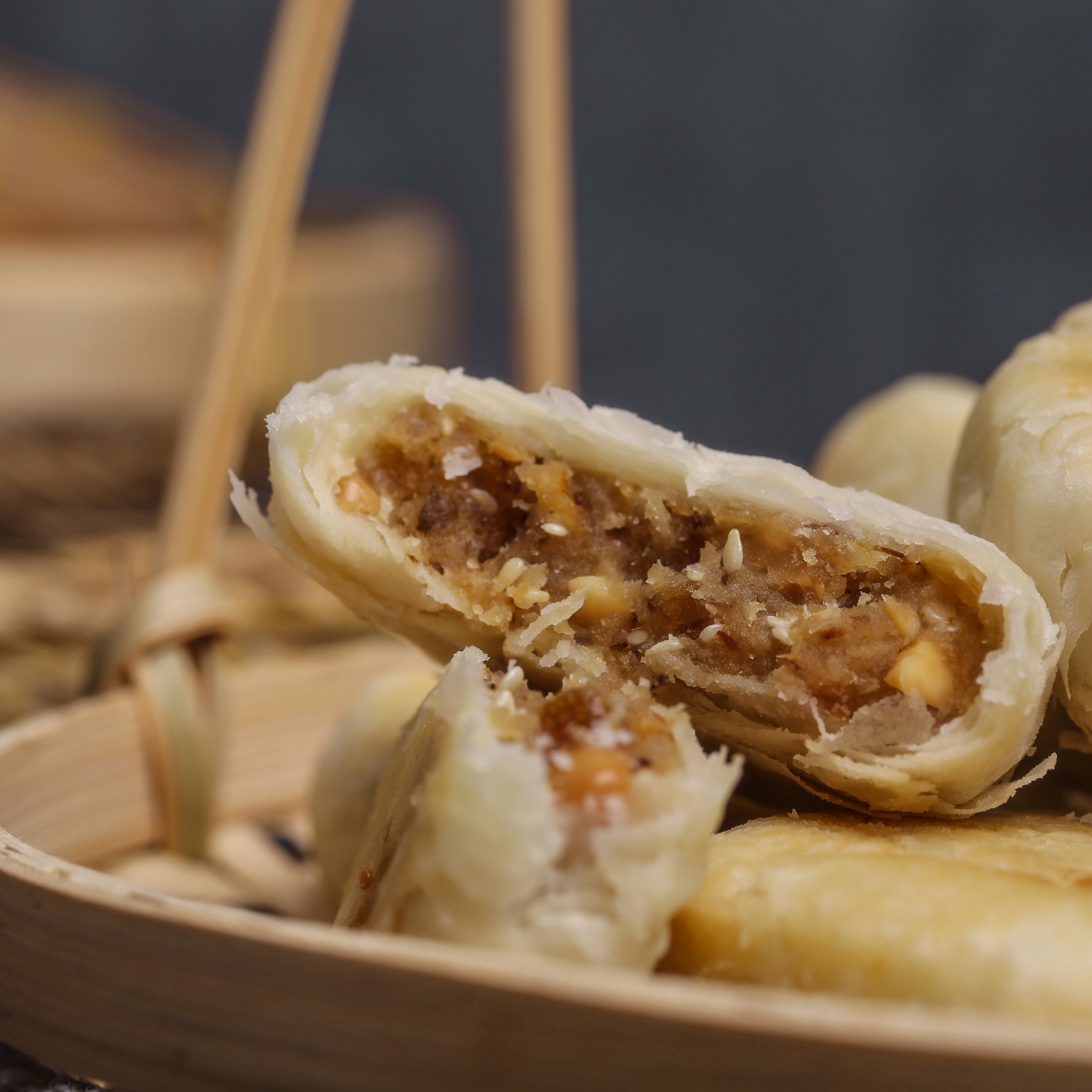 【家庭装】10个茶油酥饼（散装）