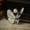 Manreya玛芮雅“秋日蝶语”淡水珍珠胸针轻奢大气高级感法 商品缩略图5