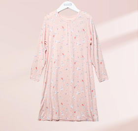 SCHIESSER舒雅童装秋季新品女童莫代尔连衣裙家居睡裙3F/18604D