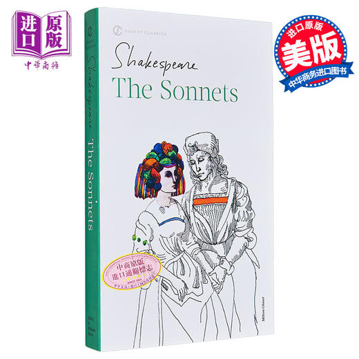 莎士比亚十四行诗 英文原版文学 英文版 英文原版书 Signet Classics: The Sonnets William Shakespeare Signet Classics 商品图0