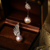 Manreya玛芮雅‘‘灵动羽翼’’爱迪生珍珠耳环 商品缩略图9