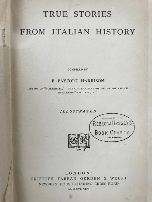 约19世纪后期 意大利真实历史故事集 约20幅插图 漆布精装32开 商品图3