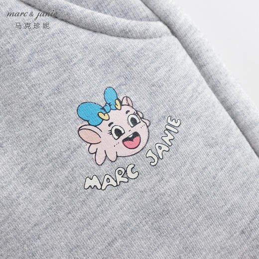 【加绒】马克珍妮女童小龙人保暖束脚运动裤 儿童冬装裤子232082 商品图3