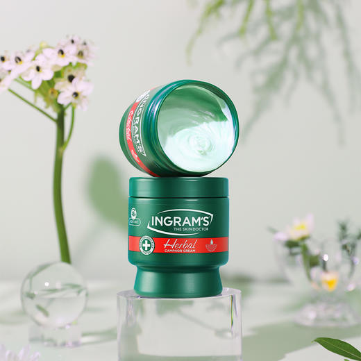 赠送保护套！「80年品牌认证」南非ingram's英格莱恩草本樟脑乳霜 脚后跟干裂膏 龟裂防皲裂口手足护理乳霜 商品图3