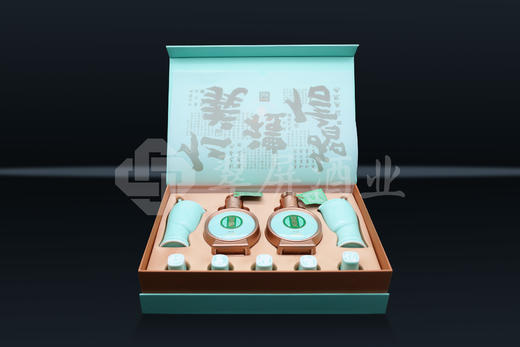 君品习酒文创伴手礼盒(仁义礼智信）100mlx2 两壶5杯 商品图0