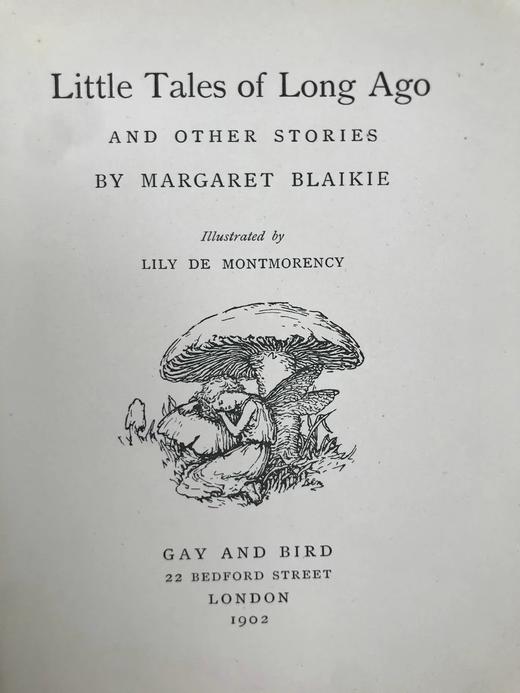 1902年 很久以前的故事集 13幅插图 漆布精装32开 商品图2